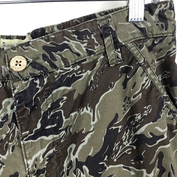 Lucky Brand Camo Tiger Stripe Cargo Shorts 16 - Picture 3 of 7